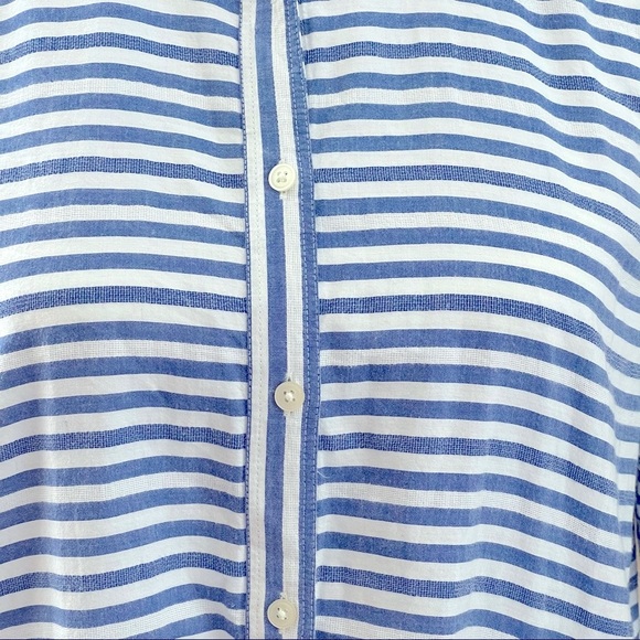 Loft Long Sleeve Button Front Blouse Small - Picture 3 of 12